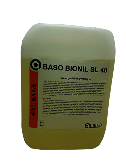 Tunnels de lavage - Circuits - Enzymatiques -BASO BIONIL SL40