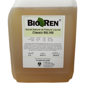 Présures Naturelles - 80L 165N - 5L