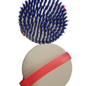 Matériel d'affinage - Brosse ronde à frotter les fromages (monture plastique)