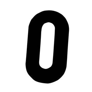 Cercles à fromages - Chiffres noirs caseine 