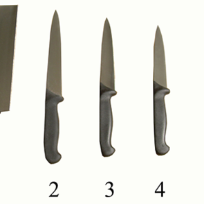 Matériel de découpe - Couteaux à 1 main