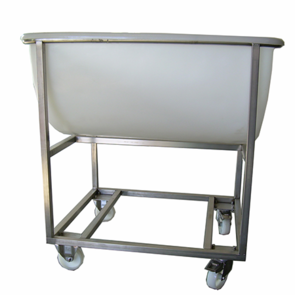 Bacs rectangulaires grande
contenance et patière - Patières avec/sans support inox