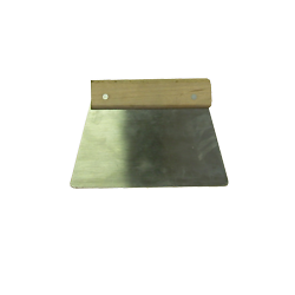 Spatules à main - Racloir inox / bois