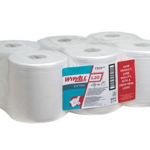 Papier essuyage - Wypall L20 blanc